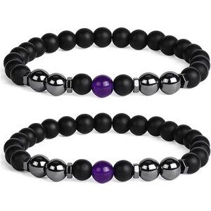 Black Obsidian Anklet - Anti Obsidian Bracelet for Women